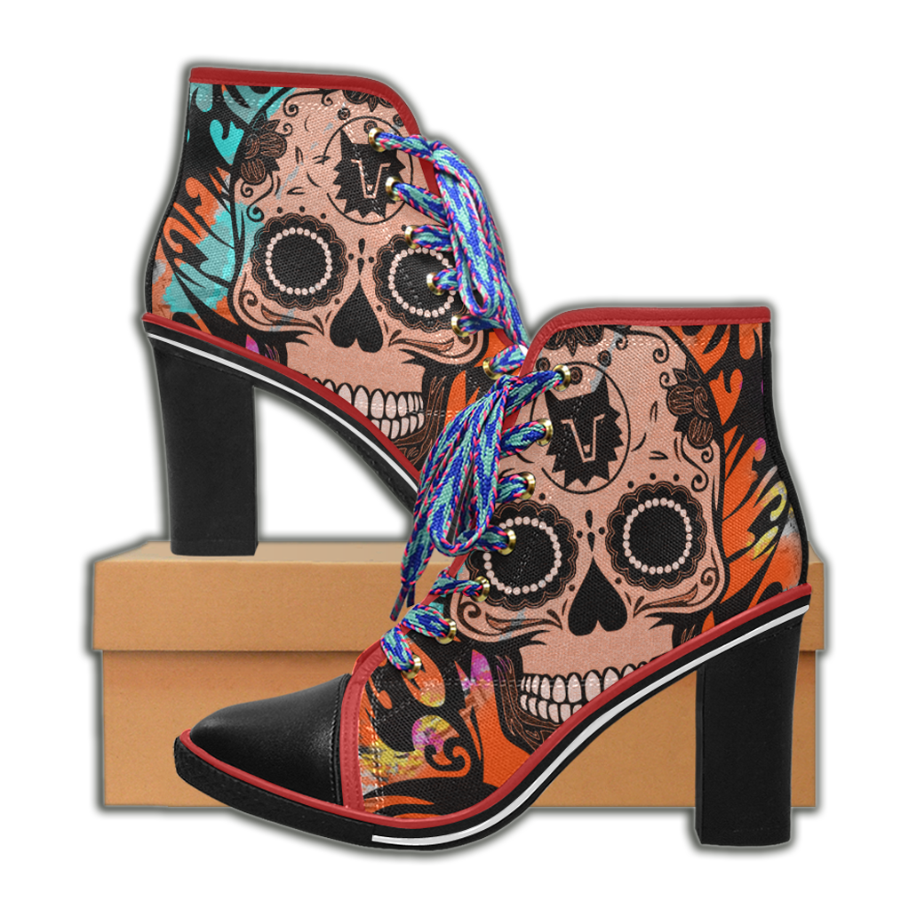 Skull Stiefel Frauenstiefel Designerstiefel